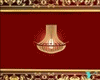 lamp wall gold/red