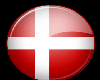 Denmark Button Sticker