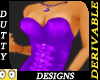 ~purple flared corset