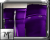 M' PVC Boots : Purple