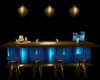 Elegant Blue Tea Bar