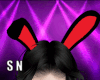 N. Bunny Ears Red/Black
