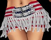 SL USA Fringe Skirt