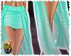 Beyonce Teal Skirt