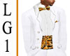 LG1 White & Tiger Print