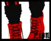 Red Boots w/ socks