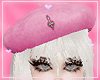 Pink Cross beret