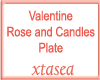VD Rose n Candles Plate