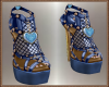 Designer Blue Shoes