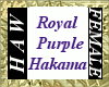 Royal Purple Hakama - F