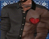 Red Crystal Heart Top
