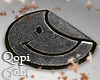 Smile Emoji Black Rug