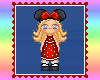 Stamp Mouseketeer Cutie