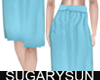 /su/ SATIN PLEATED BLUE