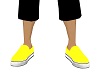 yellow slip ons -recolor