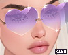 K|Heart Glasses - Purple
