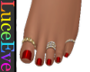Red Nuria Feet
