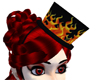 Firey Redhead Hat Hair