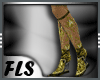 [FLS] Yellow Goth Boots