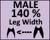 Leg Thigh Scaler 140%