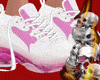 PINK WHITE TRAINERS