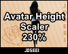 Avatar Height Scale 230%
