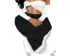 SKIRT BLACK+WHITE
