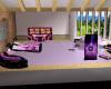 purple loft room