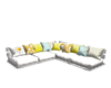 White Daisey Sectional