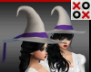 White & Purple Witch Hat