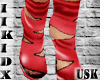 {USK} Red Lady Pumps