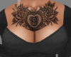 sw sexy black top+tattoo