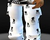 Black &White Skull Pants