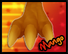 -DM- Gold Dragon Paws M