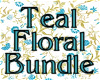 {IMP}Teal Floral Bundle