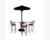 DARK PATIO SET