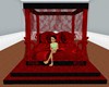 Red Silk Cuddle Bed