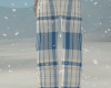 (M) blue plaid pj