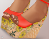 $ Spring Floral Heels