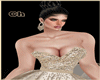Gold party dress
