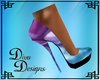 Blue/Purple Rave Heels