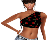 Cherry Side Tie Top