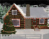 Snowy Cabin Log Home