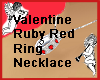 Valentine Ring Necklace