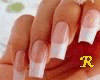 small hand with nails n