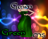 MS Evening gown green