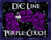 D/c Purple Leo Couch Set