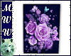 Purple Roses Canvas