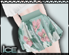 Ice * Green Flower Skirt