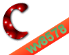 The letter C (Red)